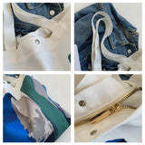 Large-capacity Canvas Handbags Women Hip-hop Shoulder Bags