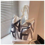 Large-capacity Canvas Handbags Women Hip-hop Shoulder Bags