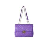 Chain Texture Embroidery Thread Women Handbags Soft Pu Shoulder Bags