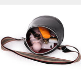 Oval Women Shoulder Bags Summer Solid Retro Handbags Female Casual Bag
