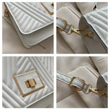 Embossed Shoulder Bags Solid Crossbody Bags Retro Purse And Bags