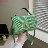 Embossed Shoulder Bags Solid Crossbody Bags Retro Purse And Bags