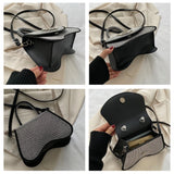 Diamond Handbags For Women Shoulder Bags Square Messenger Bags