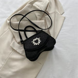 Diamond Handbags For Women Shoulder Bags Square Messenger Bags
