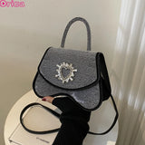 Diamond Handbags For Women Shoulder Bags Square Messenger Bags