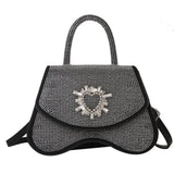 Diamond Handbags For Women Shoulder Bags Square Messenger Bags