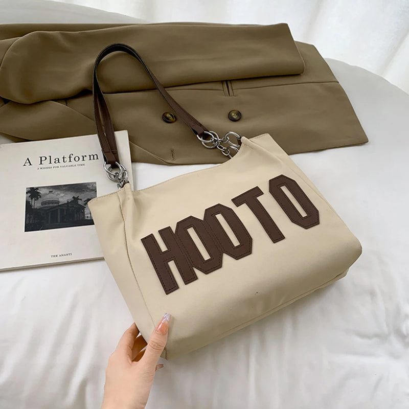 Women's Large Capacity Shoulder Tote Bag for Shopping and Travel