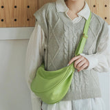 Retro Female Shoulder Bags Large Capacity Messenger Bags Solid Bags