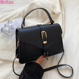 Retro Women's Shoulder Bag Solid Messenger Bag