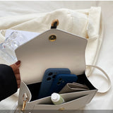 Retro Women's Shoulder Bag Solid Messenger Bag