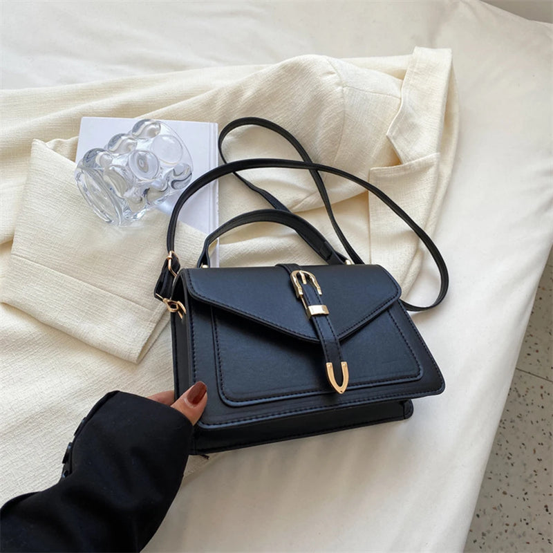 Retro Women's Shoulder Bag Solid Messenger Bag