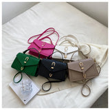Retro Women's Shoulder Bag Solid Messenger Bag
