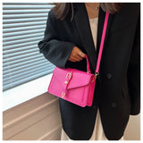 Retro Women's Shoulder Bag Solid Messenger Bag