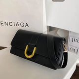 Retro Women Single Shoulder Bags Solid Women Crossbody Handbags