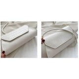 Girls Shoulder Bags Messenger Bags Solid PU Leather Bags