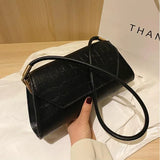 Girls Shoulder Bags Messenger Bags Solid PU Leather Bags