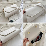 Girls Shoulder Bags Messenger Bags Solid PU Leather Bags