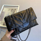 Women's Rhombus Embroidery Crossbody Bag Mini Handbag