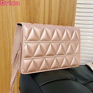 Women's Rhombus Messenger Shoulder Bag