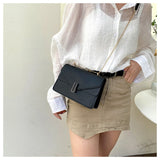 Chain Square Shoulder Bags For Female Solid Crossbody Bags