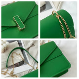 Chain Square Shoulder Bags For Female Solid Crossbody Bags