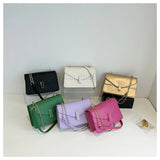 Chain Square Shoulder Bags For Female Solid Crossbody Bags