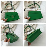 Chain Square Shoulder Bags For Female Solid Crossbody Bags