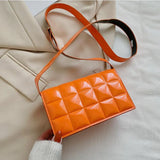 Retro Mini Square Shoulder Bags Crossbody Plaid Bags