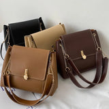 Textured Large Capacity Women Shoulder Bags Chain Tote Crossbody Bags