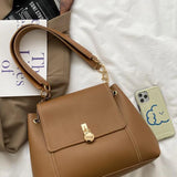 Textured Large Capacity Women Shoulder Bags Chain Tote Crossbody Bags