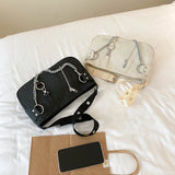 Vintage Women's Chain Handbag Square Bag Purse