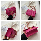 Women Shoulder Bags Chain Messenger Bags Candy Chain Square Bags