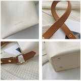 Women Pu Leather Shoulder Bags Bucket Crossbody Bags High Bags