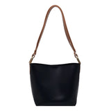 Women Pu Leather Shoulder Bags Bucket Crossbody Bags High Bags