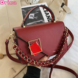 Mini Square Shoulder Messenger Bag Chain Diagonal Crossbody Handbag