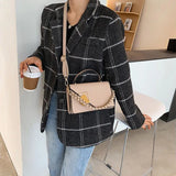 Mini Square Shoulder Messenger Bag Chain Diagonal Crossbody Handbag