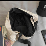 Women Canvas Messenger Bag Large Capacity Dumpling Bag