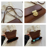 Women Square Shoulder Bags Soft Leather Crossbody Bags