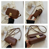 Women Square Shoulder Bags Soft Leather Crossbody Bags