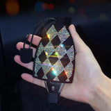 Diamond Inlaid Women's Car Key Bag Creative Design Universal Sleeve