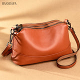 Women Leather Handbags Shoulder Bags Cowhide Messenger Bag