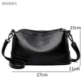 Women Leather Handbags Shoulder Bags Cowhide Messenger Bag
