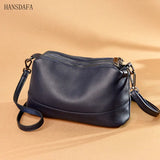 Women Leather Handbags Shoulder Bags Cowhide Messenger Bag