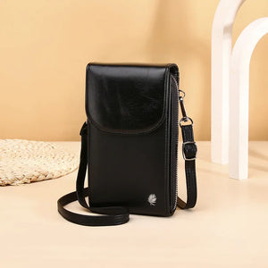 Small Leather Crossbody Bag Women Phone Purse Mini Messenger Bag