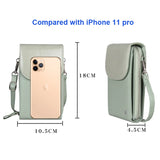 Small Leather Crossbody Bag Women Phone Purse Mini Messenger Bag