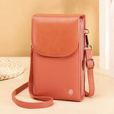Small Leather Crossbody Bag Women Phone Purse Mini Messenger Bag