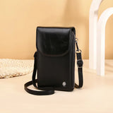Small Leather Crossbody Bag Women Phone Purse Mini Messenger Bag