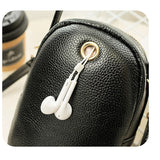 Small Leather Crossbody Shoulder Bag Zipper Messenger Bag for Women