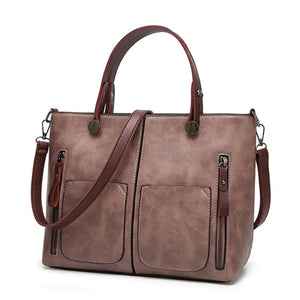 Vintage Women Shoulder Bag Female Causal Totes for Daily Shopping
