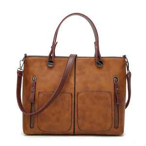 Vintage Women Shoulder Bag Female Causal Totes for Daily Shopping